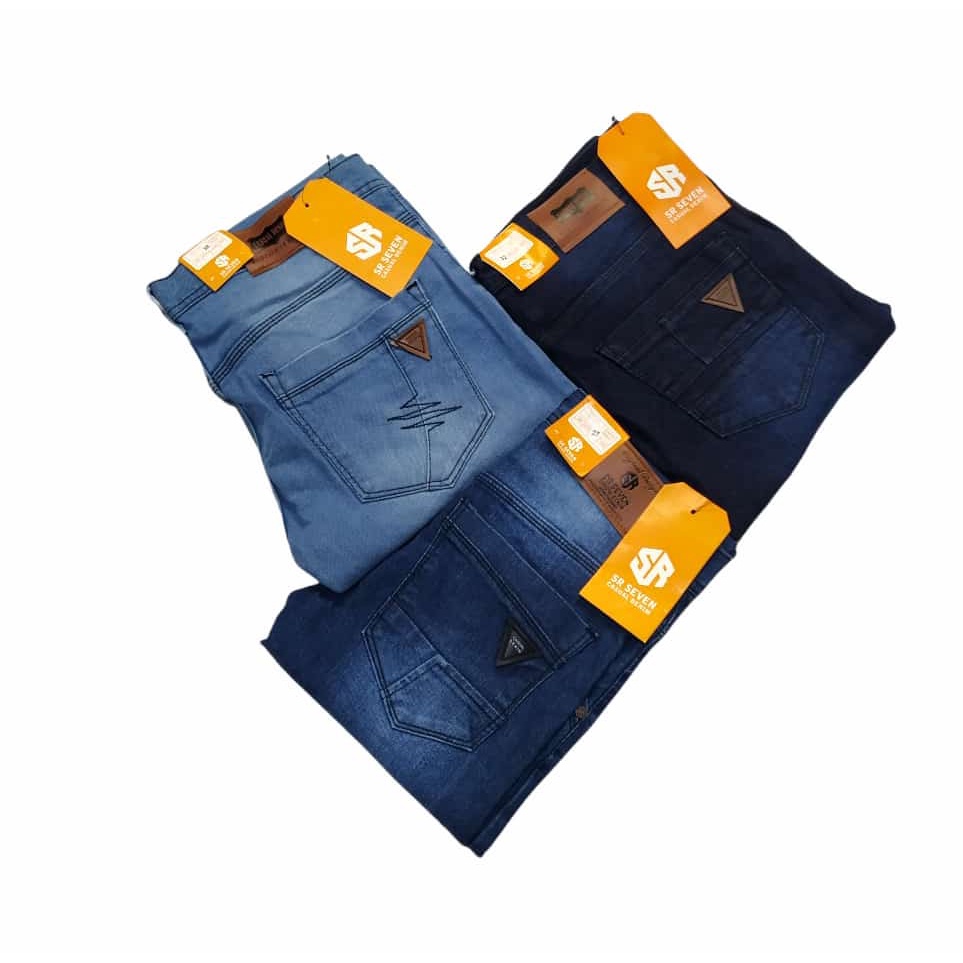 Celana Jeans Pria Slimfit Jeans Denim Pensil Original SR SEVEN 7