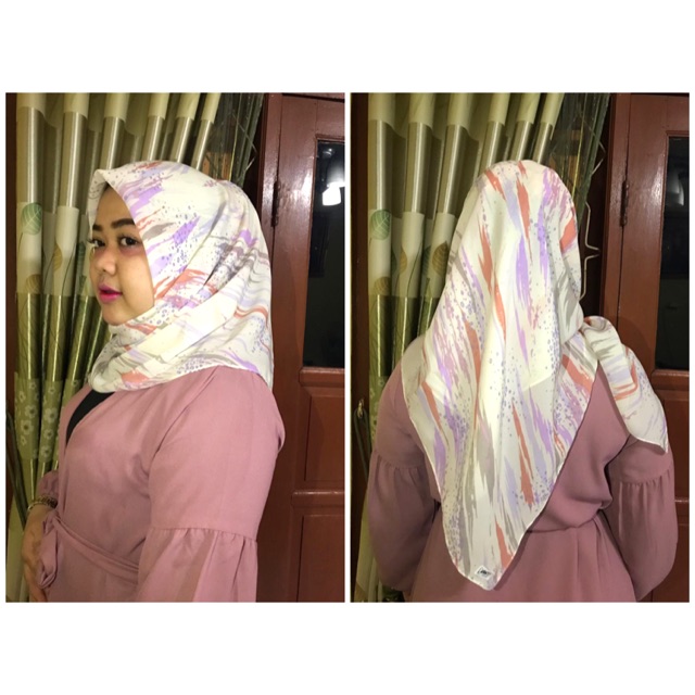 Segiempat Motif/Segiempat Chiffon Viney/Segiempat Gradasi