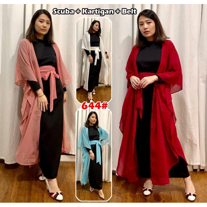 644# Longdress scuba muslim fashion