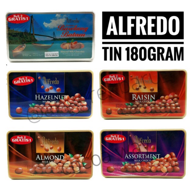 

Alfredo Chocolate Tin 180gr