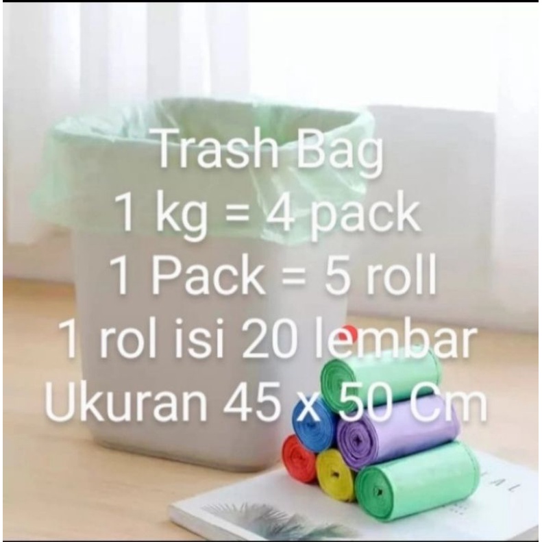 Kantong Sampah Plastik Sampah Trash Bag