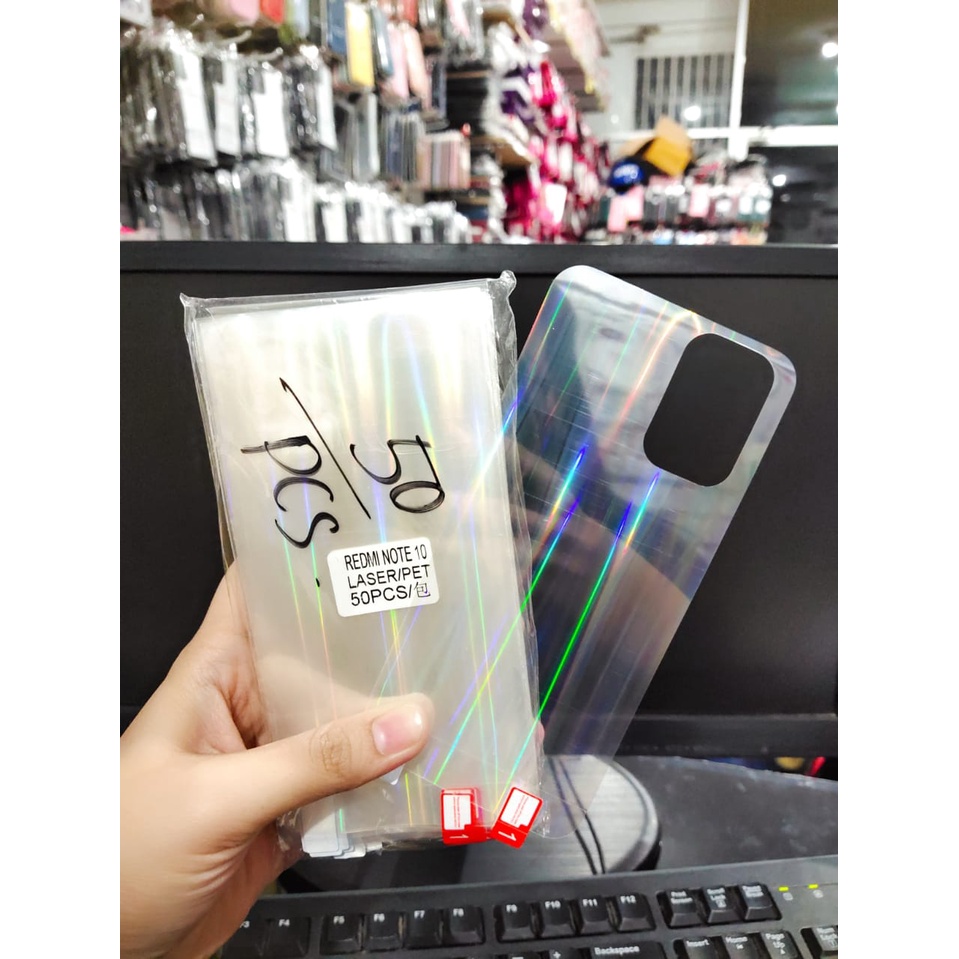 AGS Aurora Redmi Note 10 Redmi Note 10s 6.43 Inch Garskin Sticker Anti Gores Aurora Pelindung Belaka