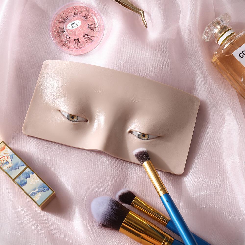 Chookyy Hadiah Bantuan Sempurna Untuk Artis Bulu Mata Pemula Melukis Latihan Makeup Latihan Skin Lash View Kelopak Mata Berlatih Makeup Papan Wajah