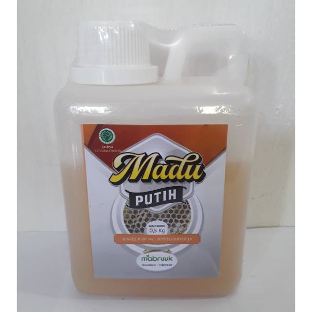 Madu Putih Mabruuk 500gr Original