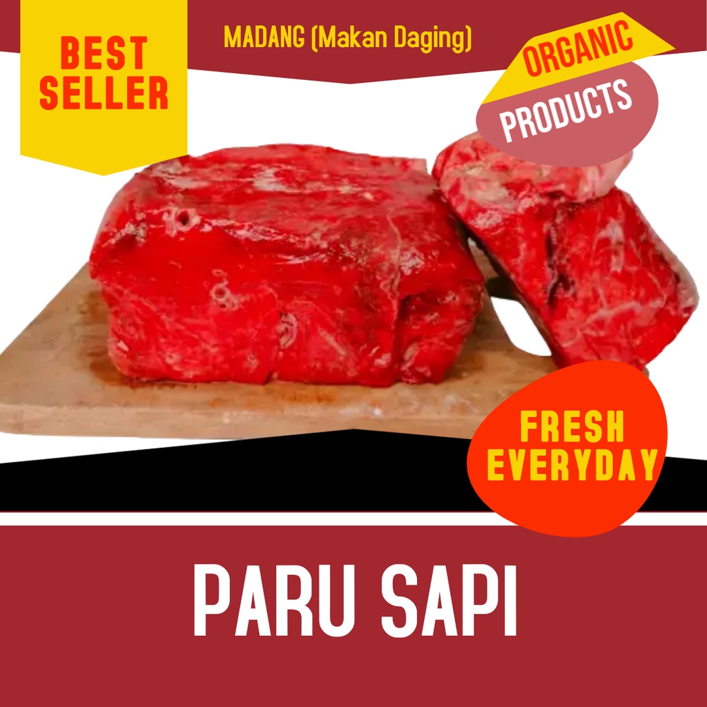 

PARU SAPI | LUNG | GRAINFEED 1KG