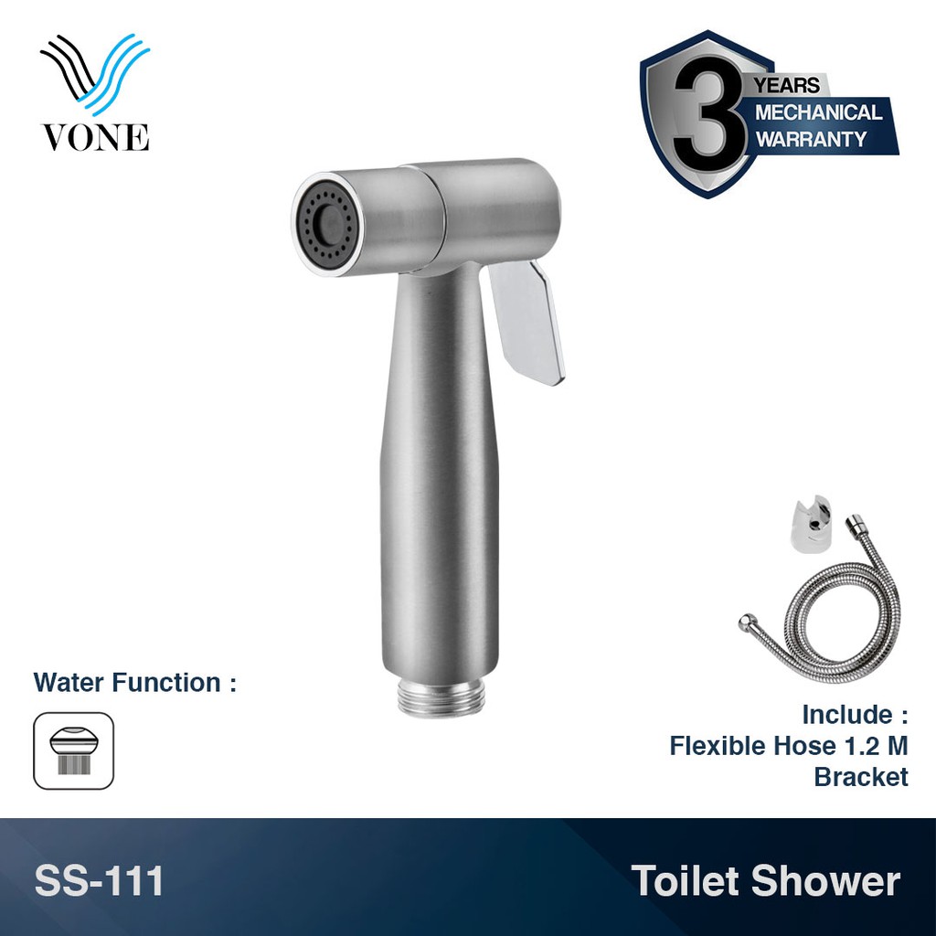 VONE SS111 Toilet Shower Set Jet Bidet Cebok Kloset Closet Stainless