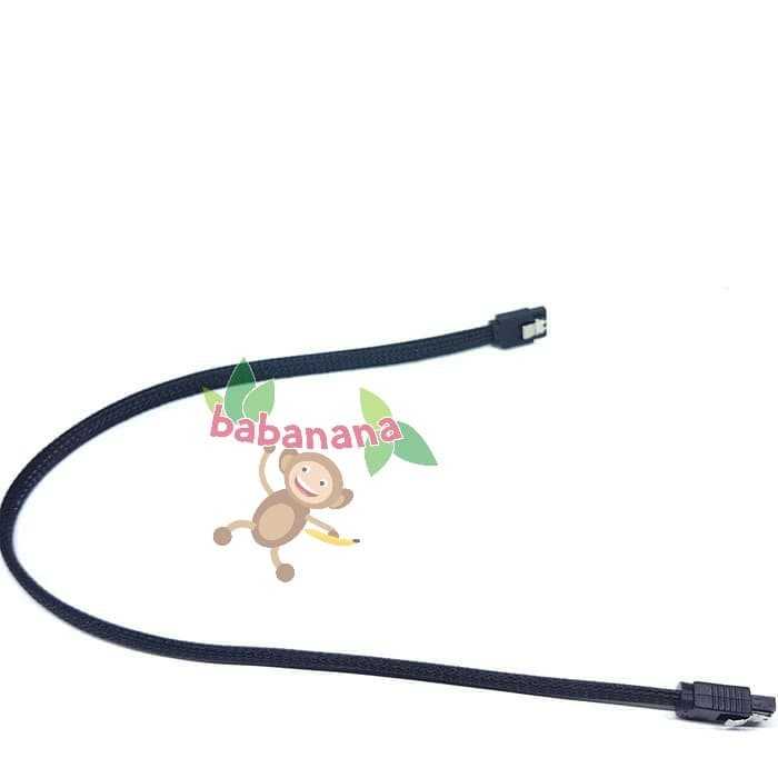 Kabel Sata Data 3 Sleeved Lurus 6gpbs HDD SSD Cable Storage Harddisk