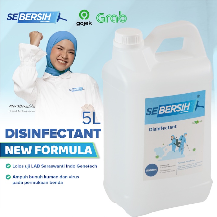 Jual Disinfectant Antiseptik / Cairan Disinfektan SEBERSIH 5 Liter ...