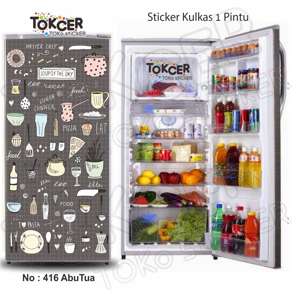 Stiker Kulkas 1 dan 2 Pintu  MASTERCHEF