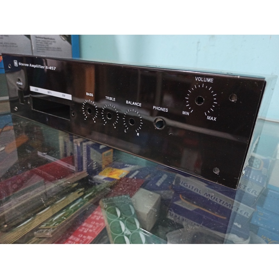 BOX POWER AMPLIFIER SOUND SYSTEM TEBAL USB N457 black