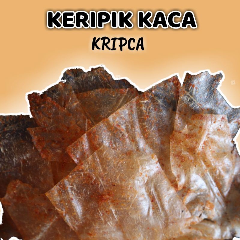 

keripik kaca / kripca / keripik beling pedas 100gram