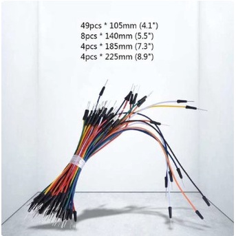 Kabel Jumper Male to Male 65 pcs Breadboard Protoboard 1 Set Alternatif Dupont 65pcs