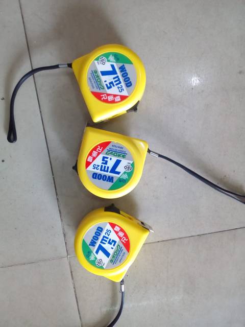 METERAN PVC 7,5 M MERK WOOD/ALAT UKUR TUKANG/PENGUKUR/METERAN/MEASURING TAPE BERKUALITAS/METERAN ALAT UKUR DIMENSI/METERAN PERTUKANGAN/METERAN TARIK UKUR TUKANG BANGUNAN/MEASURING TAPE ASLI ORIGINAL