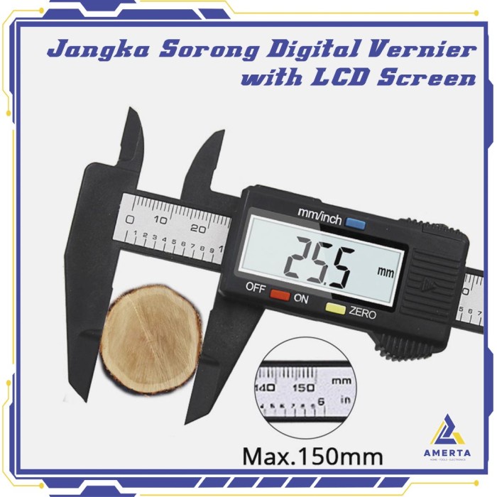 

Taffware Jangka Sorong Digital Vernier Caliper With Lcd Screen