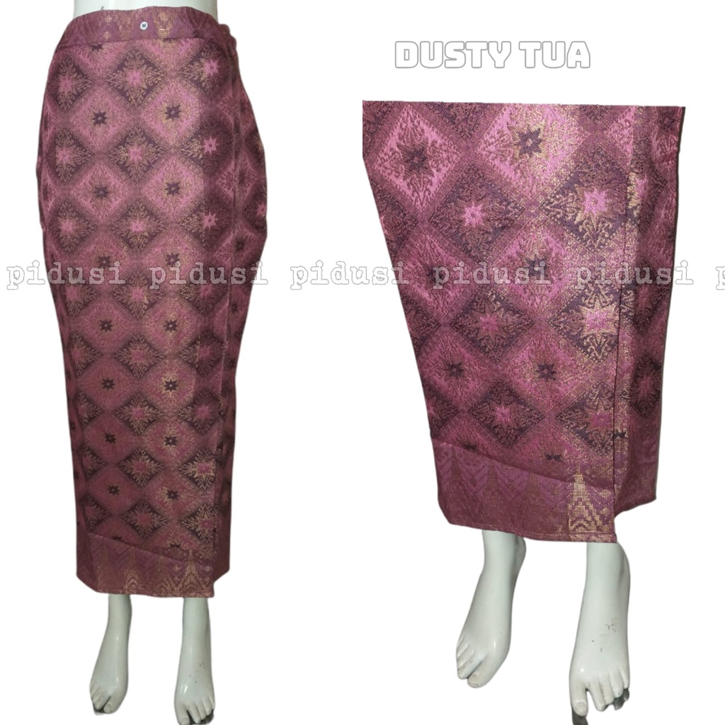 ROK SPAN MOTIF SONGKET / ROK SPAN / ROK WISUDA / ROK PESTA / ROK SONGKET FORMAL