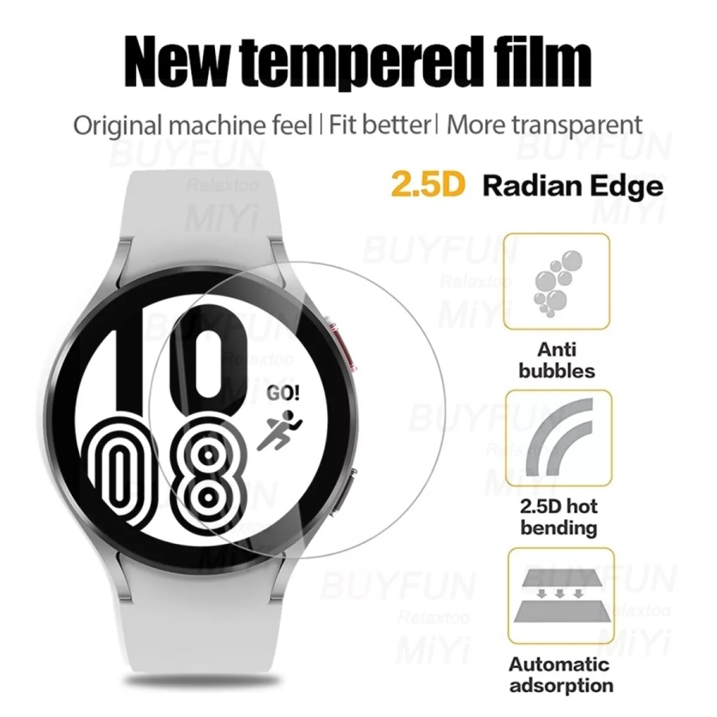 Tempered glass samsung Galaxy Watch 4 5 CLASSIC ACTIVE 42mm 46mm 40MM 44MM Galaxy watch 5 Pro anti gores