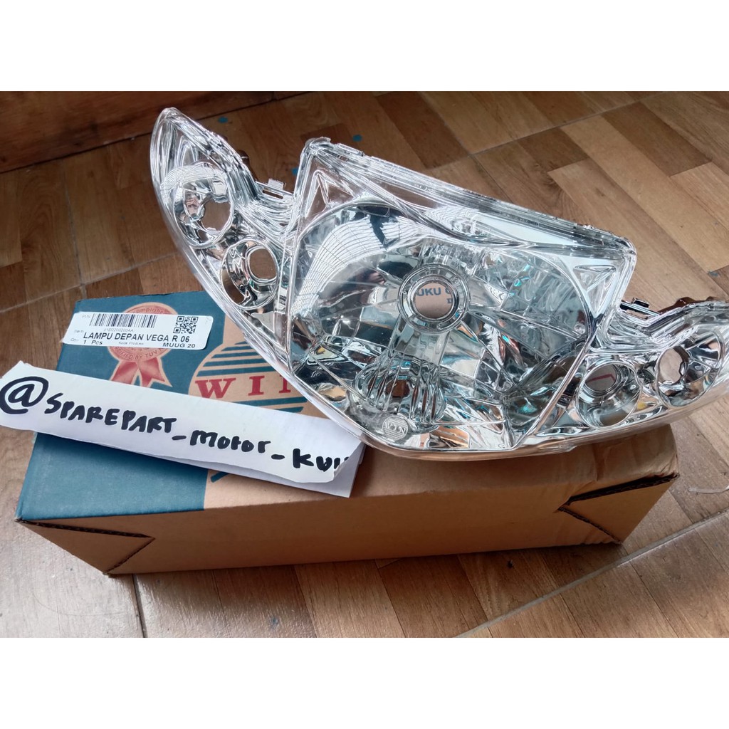 LAMPU DEPAN REFLEKTOR VEGA R 06 / VEGA R NEW WIN