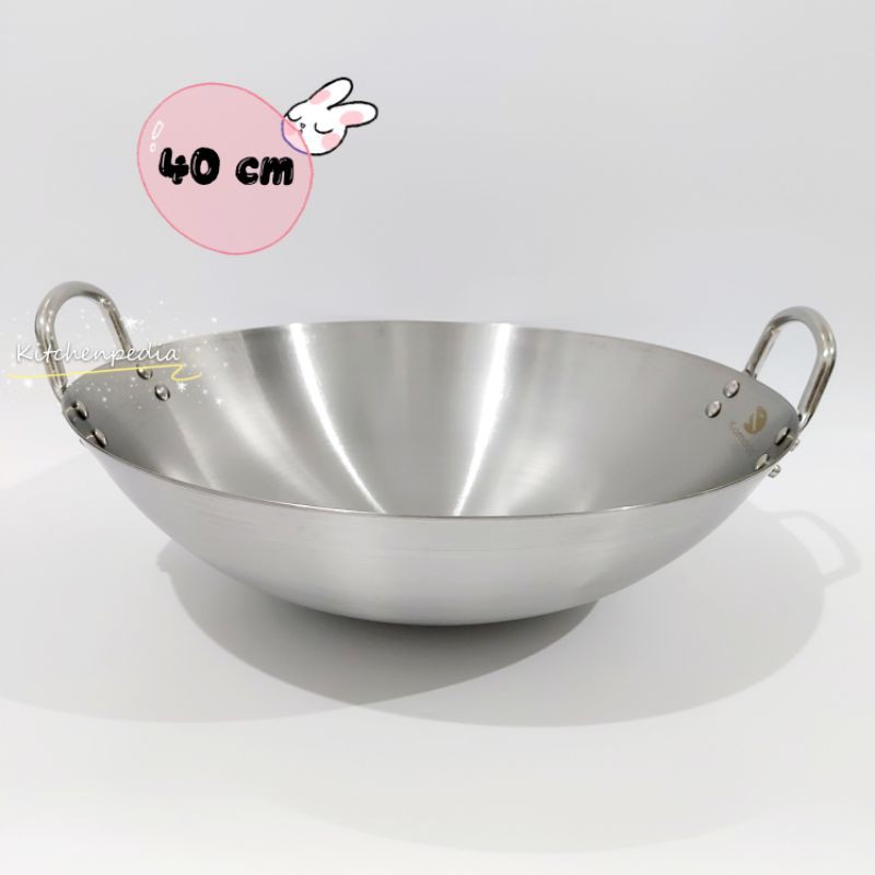 Wajan Kuali Penggorengan Stainless Steel 40 cm