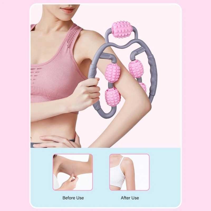 Roller Massager 3 in 1 Pengecil Betis Paha Lengan