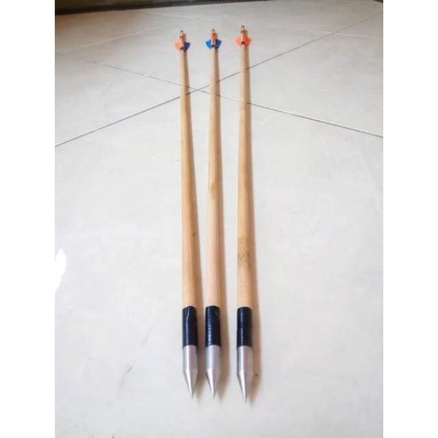Anak Panah Kayu Ramin 3 Pcs