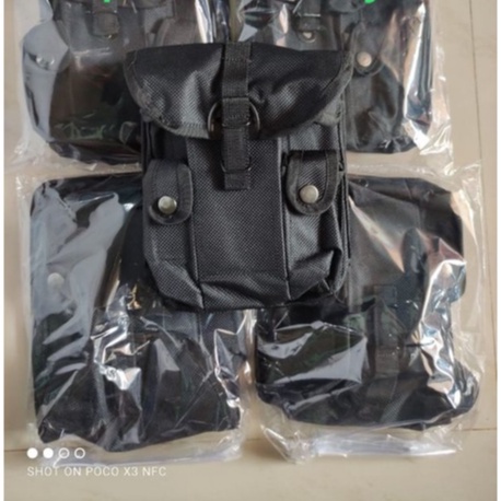 Tas Magazen SS1 M16 Hitam Holster Magasen TNI POLRI