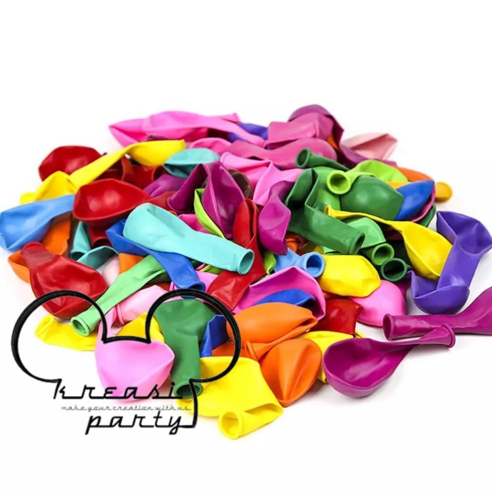Balon Latex Doff 1 Pack Isi 100 Pcs / Balon Per Pack / Balon Karet