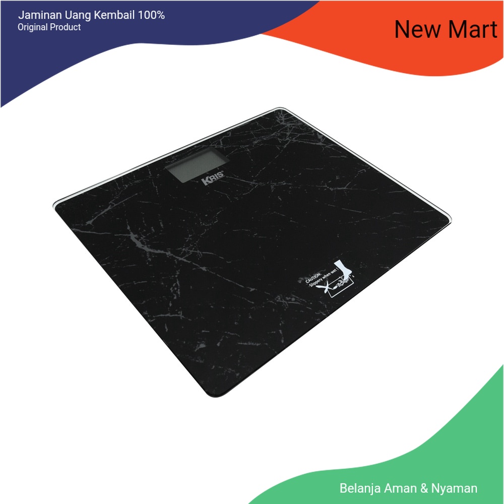 Kris Timbangan Badan Digital S875 - Hitam