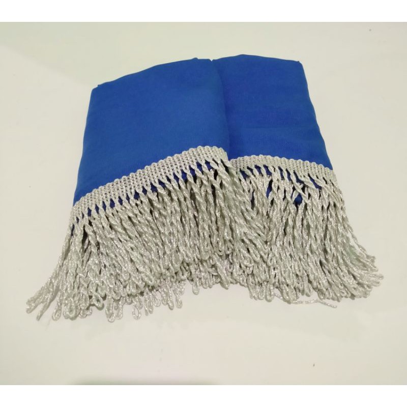 Sampur Tari Panjang 3Meter (Lebar 50-60cm)-Biru