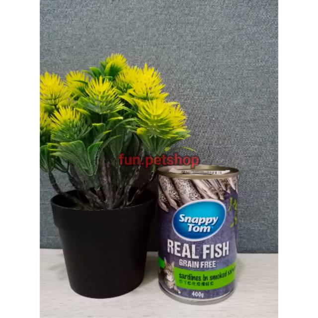 

Snappy tom real fish 400gr salmon in jelly