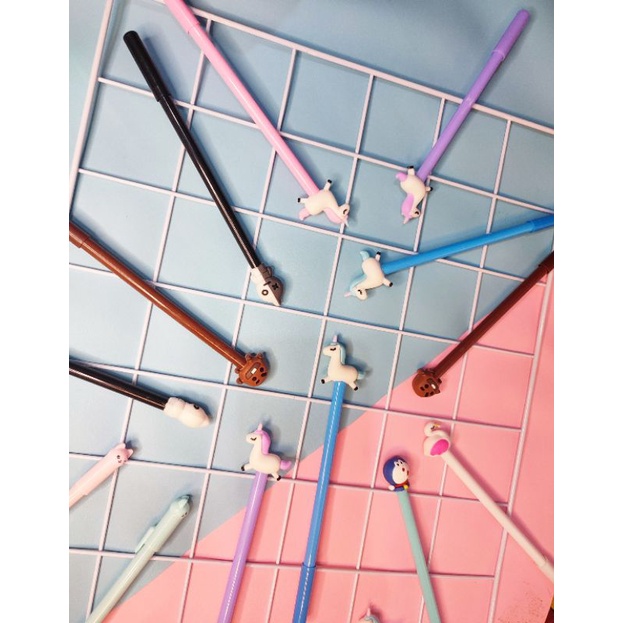 

BOLPOIN KARAKTER LUCU UNIK PEN ALAT TULIS DORAEMON UNICORN CAT ATK BUKU KERTAS