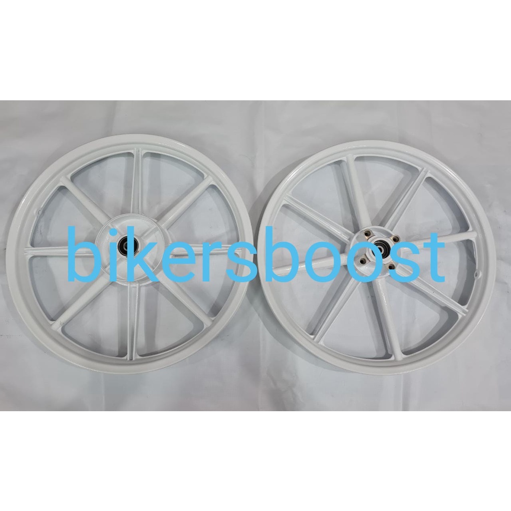 Velg Zigen Rossi Jupiter MX Swan Tromol besar P 8 140 160 17 White