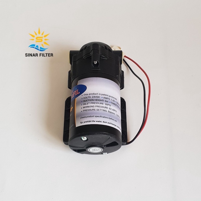 RO pump 24V Booster Pump Only / Pompa RO 24V Tanpa Adaptor