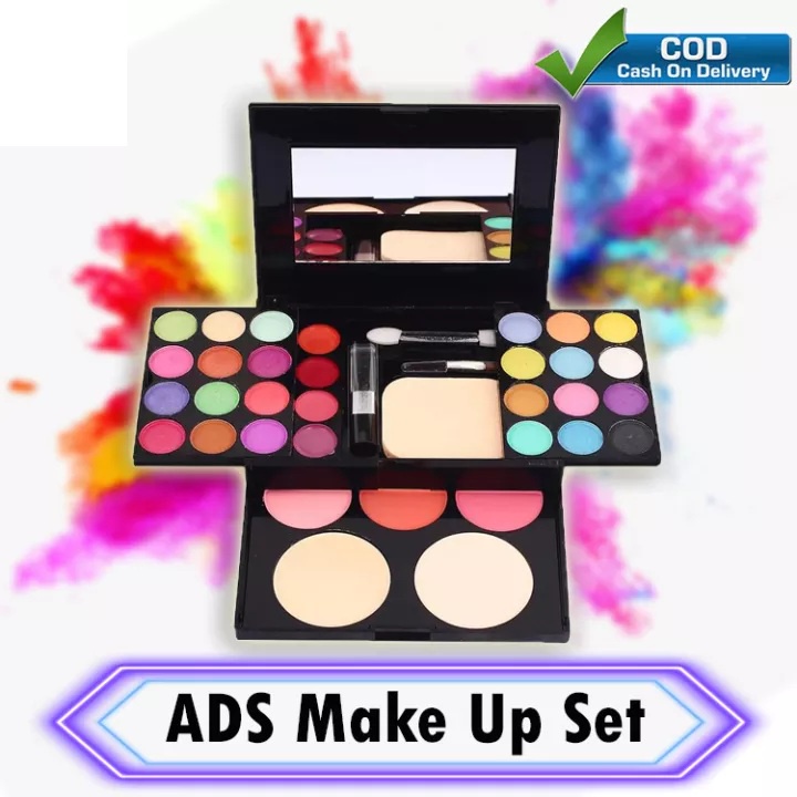 Beauty Jaya - Eyeshadow Palette Ads Make Up Set 33 Warna Tahan Air dan Tahan Lama