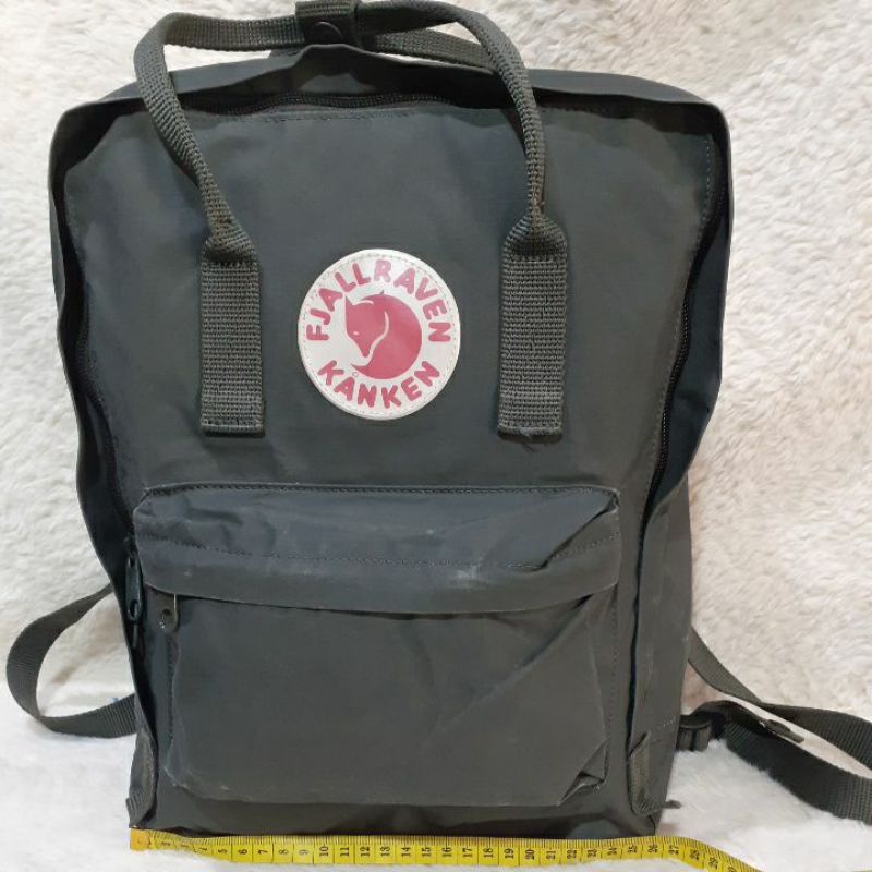 Tas Ransel Second / Preloved / FJALLRAVEN KANKEN Hijau 02 / Bekas