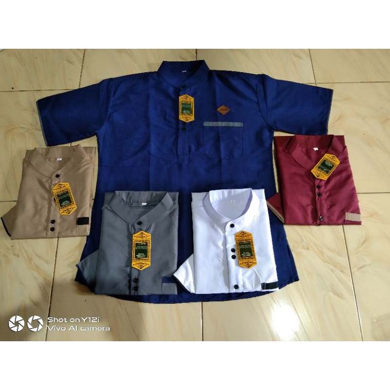 Big size jumbo baju Koko Kurta pria dewasa size XXL 3XL 4XL 5XL termurah