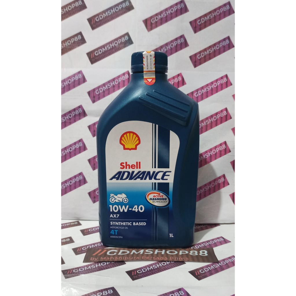 Shell advance ax7 4T manual 1L
