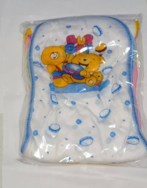 12pc Popok Bayi / Popok Alas / Popok Ikat Tali / Popok Putih Sablon/ celana tali putih /popok lusin