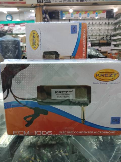 Mic jepit krezt ecm-1006.microphone clip on.condensor jepit.cocok buat imam atau acara lain2