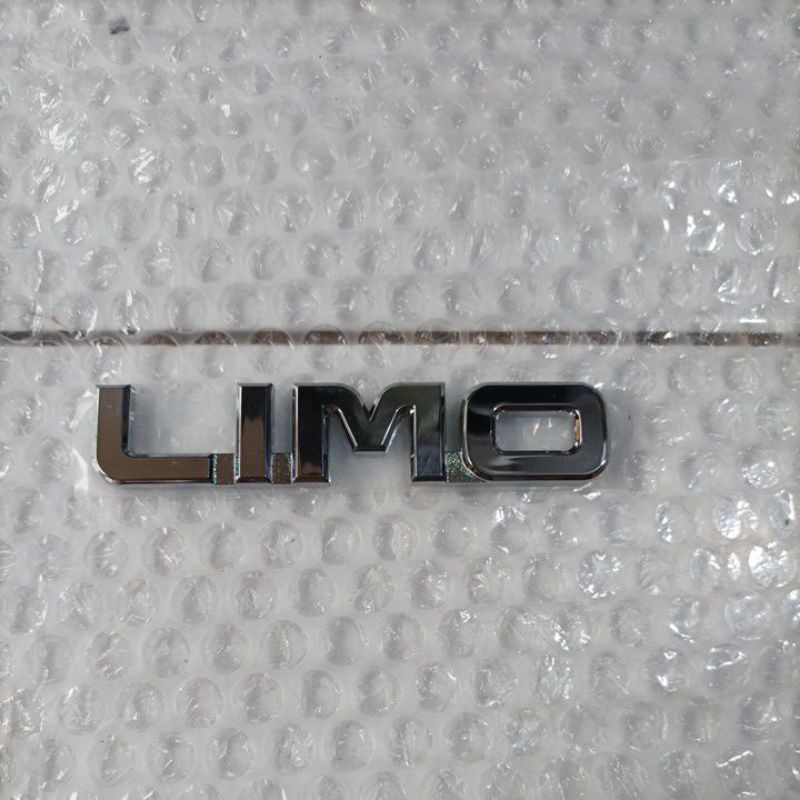 Emblem tulisan Toyota Vios LIMO chrome original