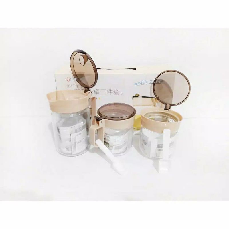 KitChen Jar Set/Toples Garam Dapur Tempat Bumbu Oil Pot Set
