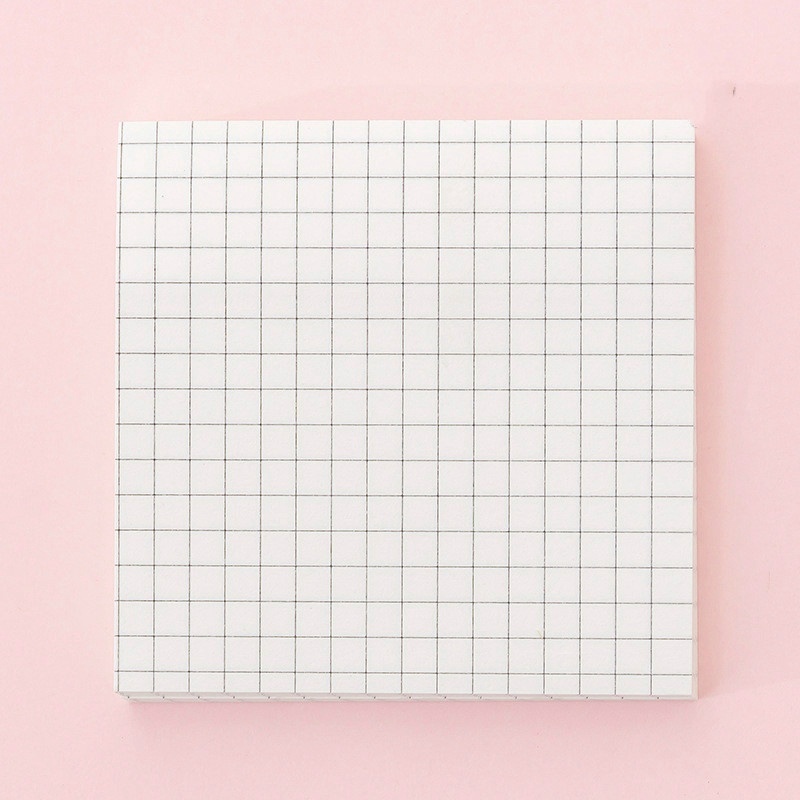 1 X Horizontal Square Self-Adhesive Memo Pad Paper Sticky Notes Notepad Stationery Papeleria School