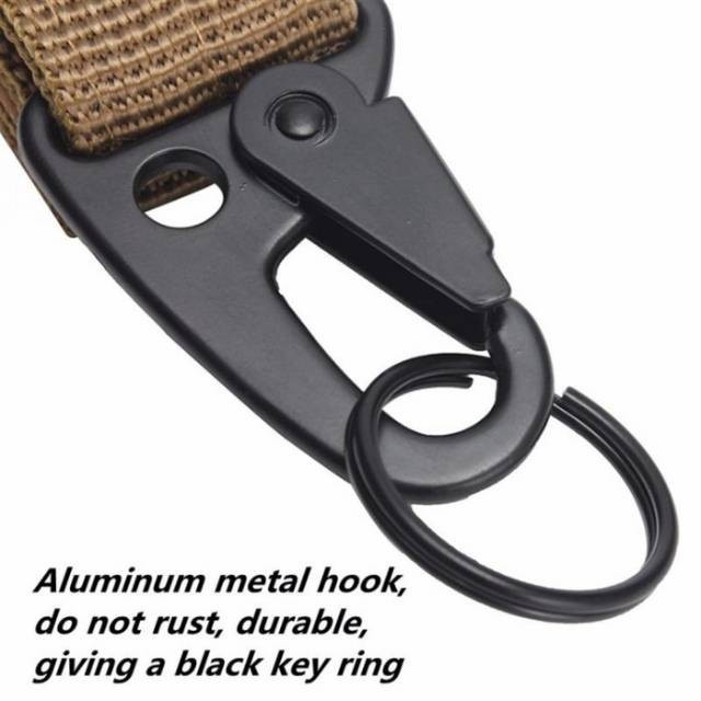 Carabiner Nylon Quicdraw Multifungsi Tactical Military Gantungan