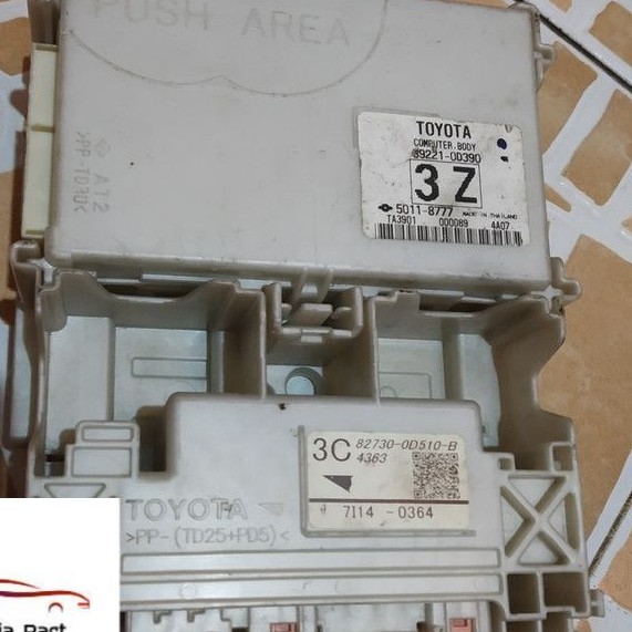 Box Sekring Sikring Junction Toyota All New Yaris Vios 2014 - 17