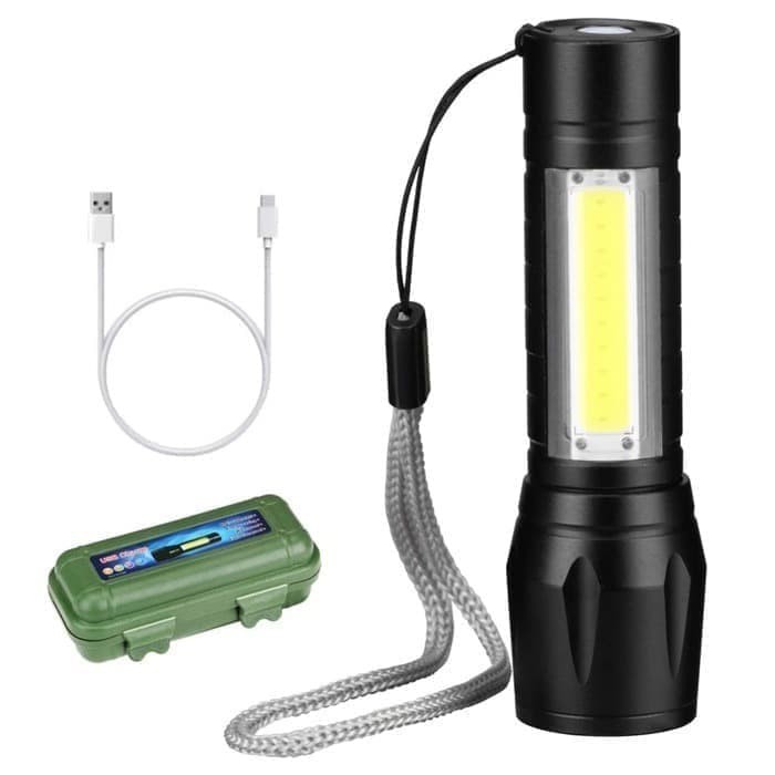 Trend-Paket senter mini XPE+COB led Q5 zoom usb charge waterproof