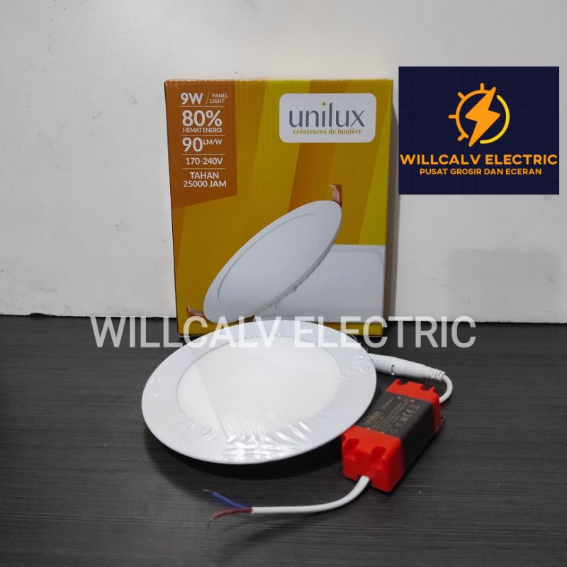 LAMPU PANEL LED / LAMPU DOWNLIGHT LED 9W 9 WATT  5 INCHI 5&quot; BULAT TANAM PLAFON