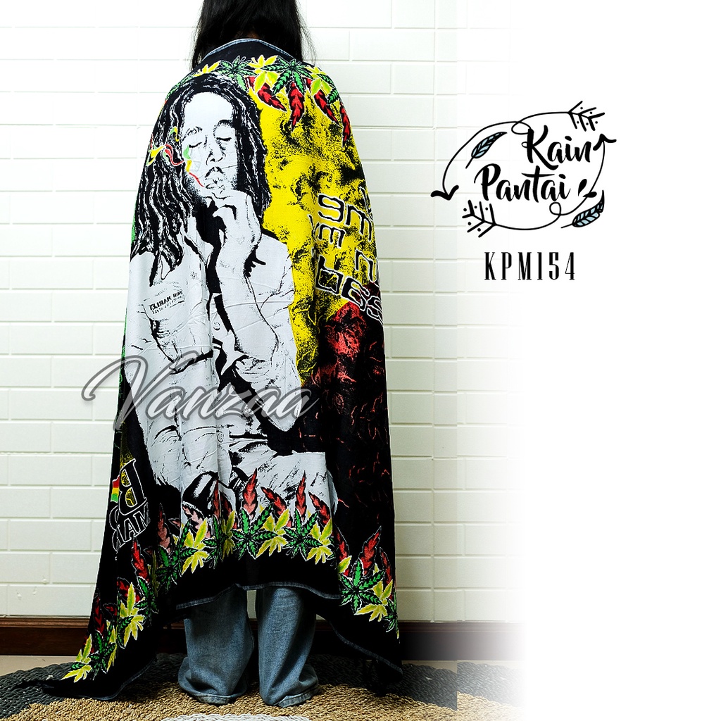 KAIN PANTAI REGGAE BOB MARLEY © VANZAA BALI 2022