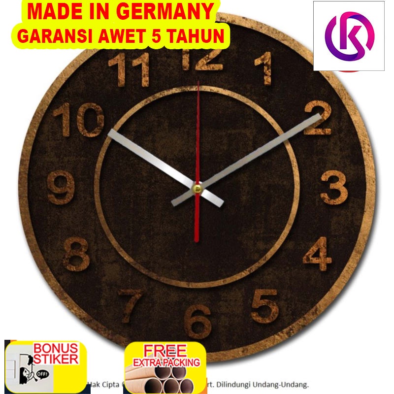 

Grosir Jam Dinding Unik Artistik - Bronze Wall Clock