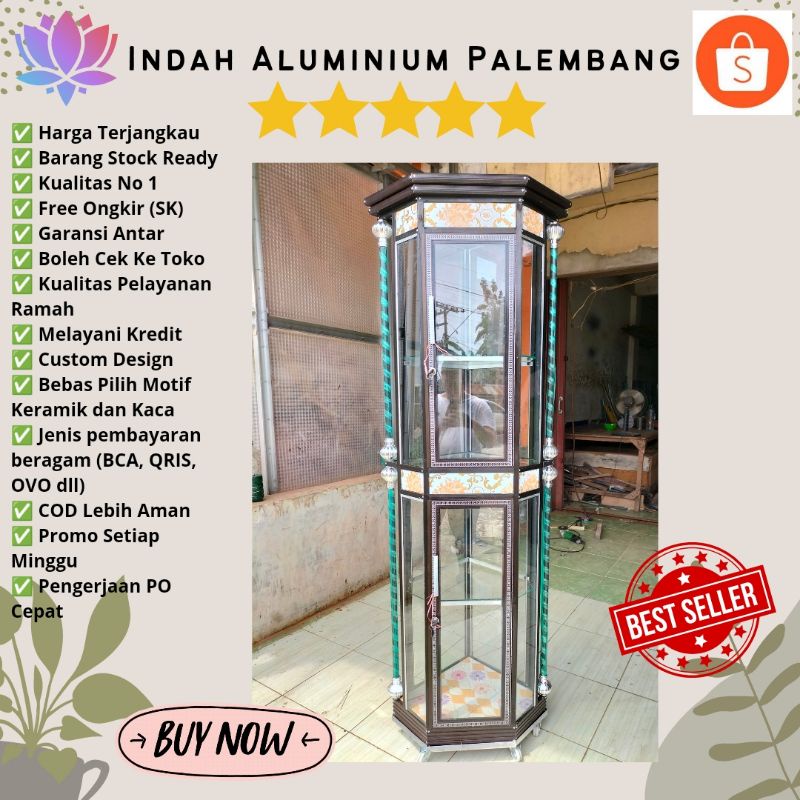 LEMARI HIAS 1 PINTU MINIMALIS MURAH PALEMBANG