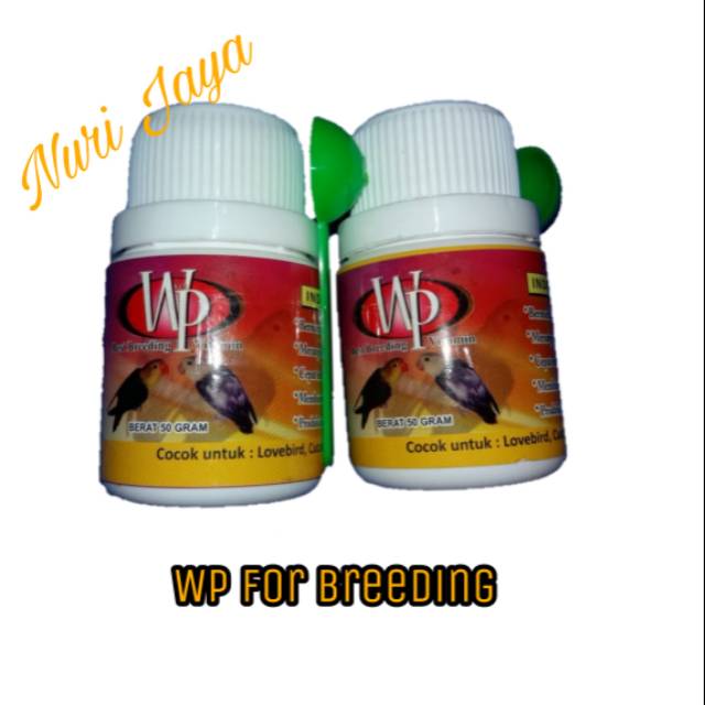 VITAMIN WP FOR BREEDING 50 GRAM VITAMIN PERKAWINAN BURUNG