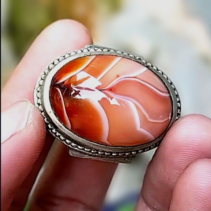 Batu Sulaiman motif mawar bukan yaman ati ayam kalsedong kecubung badar phirus nogosui